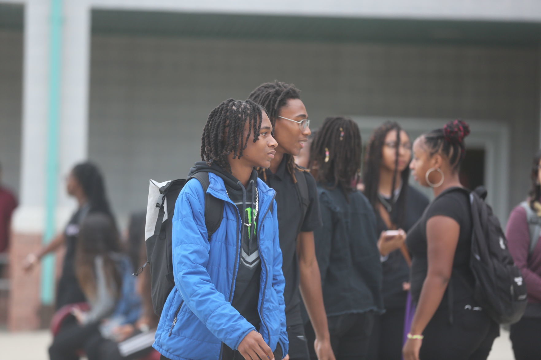 First Day at Pleasantville High School